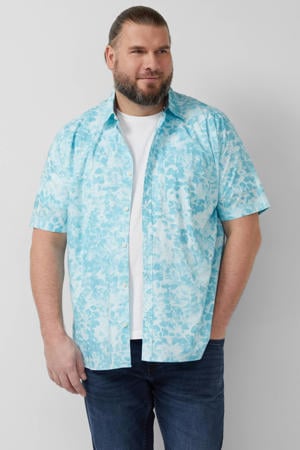 regular casual overhemd turquoise