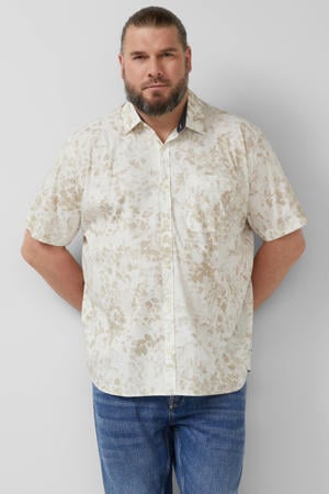 regular casual overhemd beige