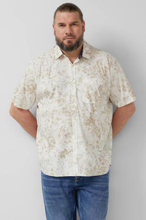 regular casual overhemd beige