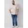 s.Oliver Big Size regular casual overhemd beige