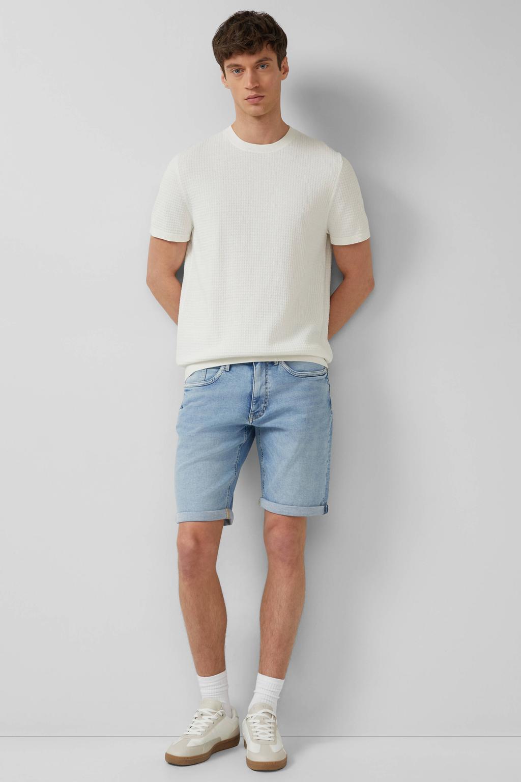s.Oliver regular short light blue denim