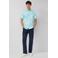 s.Oliver regular casual overhemd blauw