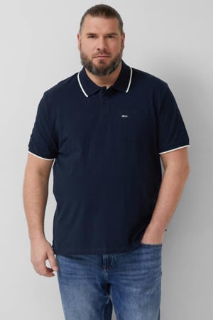 regular polo donkerblauw