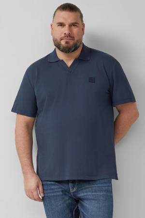 regular polo donkerblauw
