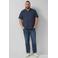 s.Oliver Big Size regular polo donkerblauw