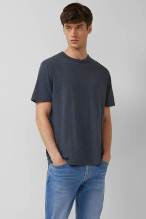 regular T-shirt donkerblauw