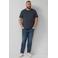 s.Oliver Big Size regular T-shirt donkerblauw