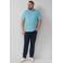 s.Oliver Big Size regular T-shirt lichtblauw