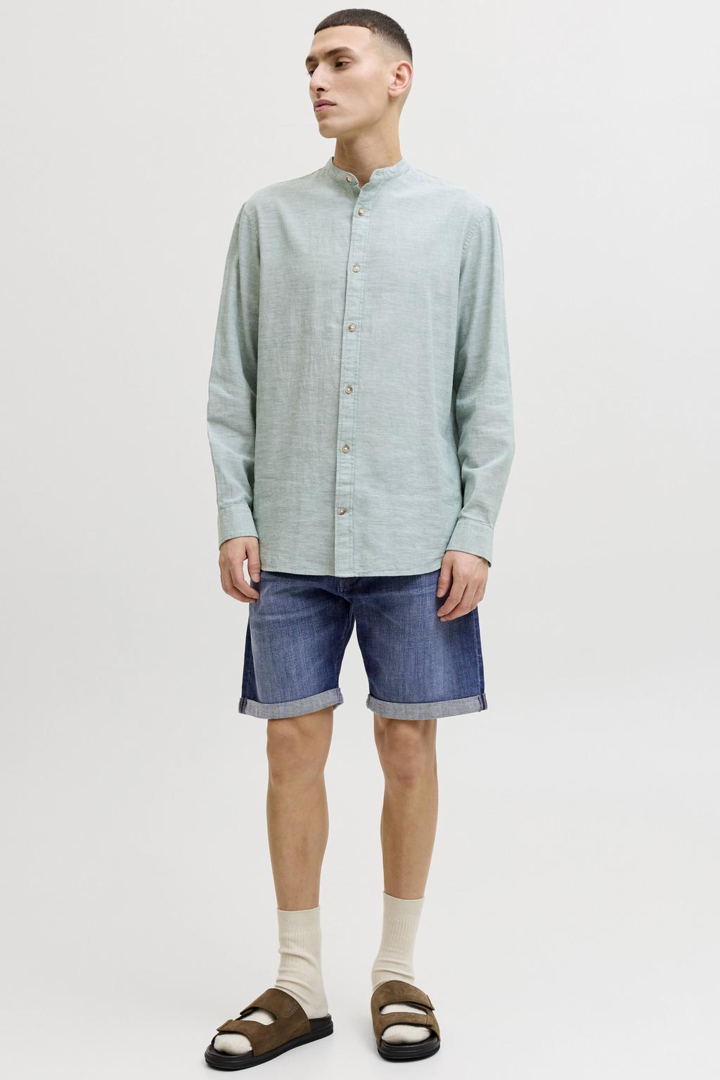 JACK & JONES JEANS INTELLIGENCE JJIRICK JJCADE regular short medium blue denim