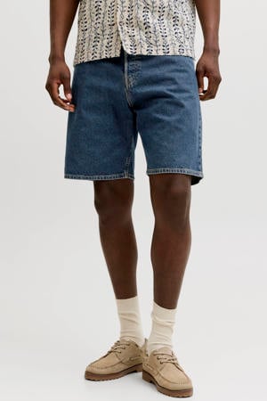 JJITONY JJORIGINAL denim relaxed short dark blue denim