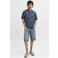 JACK & JONES PREMIUM relaxed casual overhemd donkerblauw