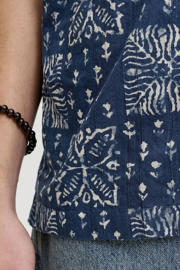 thumbnail: JACK & JONES PREMIUM relaxed casual overhemd donkerblauw