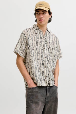 relaxed casual overhemd beige