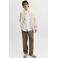 JACK & JONES PREMIUM relaxed casual overhemd met linnen wit