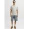 JACK & JONES PREMIUM regular gestreept casual overhemd met linnen beige