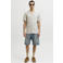 JACK & JONES PREMIUM regular gestreept casual overhemd met linnen beige