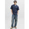 JACK & JONES PREMIUM relaxed casual overhemd donkerblauw