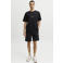 JACK & JONES ORIGINALS relaxed T-shirt en sweatshort zwart - (set van 2)