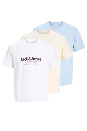regular fit T-shirt (set van 3)
