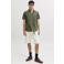 JACK & JONES ESSENTIALS regular casual overhemd met linnen groen