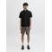 JACK & JONES ESSENTIALS regular casual overhemd met linnen zwart