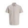 JACK & JONES ESSENTIALS regular casual overhemd met linnen beige