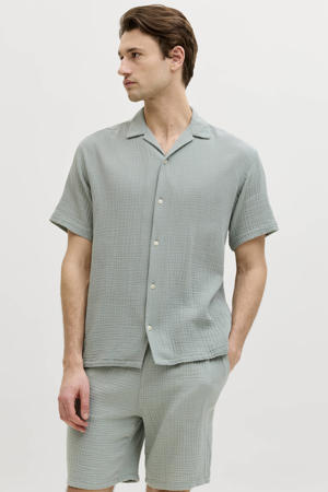 relaxed casual overhemd groen