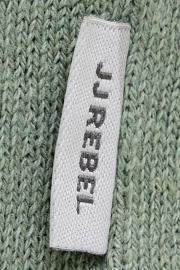 thumbnail: JJ REBEL regular polo fijn gebreid groen