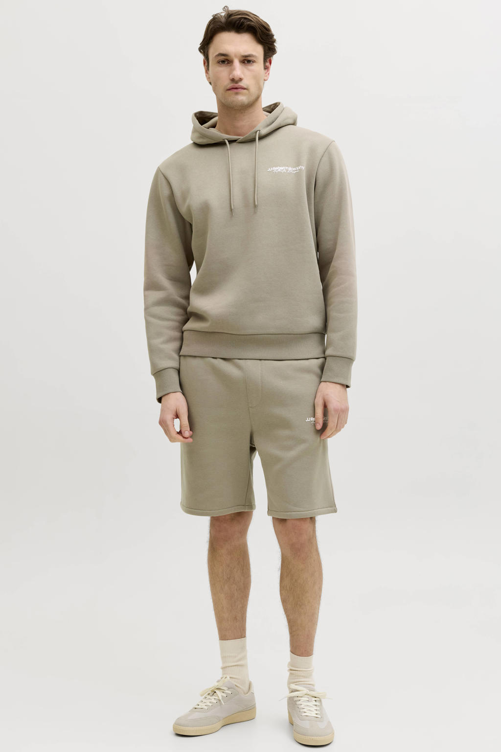 JJ REBEL JREBKENNI relaxed sweatshort lichtbruin