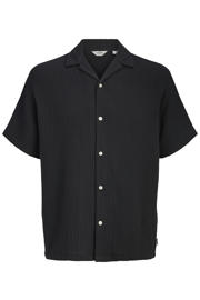 thumbnail: JJ REBEL relaxed casual overhemd zwart