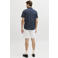 JJ REBEL regular casual overhemd donkerblauw