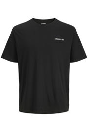 thumbnail: JJ REBEL relaxed T-shirt met backprint zwart