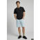 JJ REBEL relaxed T-shirt met backprint zwart