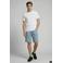 JJ REBEL relaxed T-shirt met backprint wit