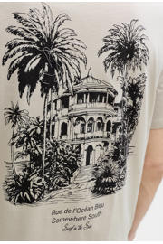 thumbnail: JJ REBEL relaxed T-shirt met backprint beige