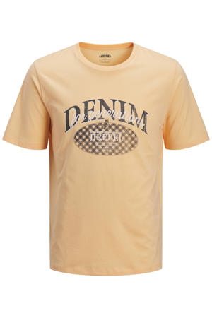 regular T-shirt zalm