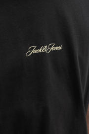thumbnail: JACK & JONES PLUS SIZE regular T-shirt met backprint zwart