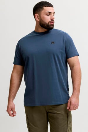 regular T-shirt blauw