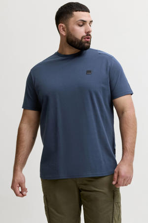 regular T-shirt blauw