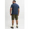 JACK & JONES PLUS SIZE regular T-shirt blauw
