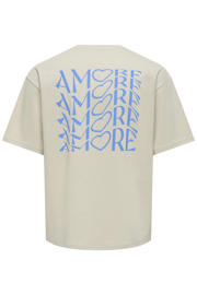 thumbnail: ONLY & SONS oversized T-shirt met backprint beige