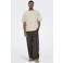 ONLY & SONS oversized T-shirt met backprint beige
