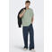 ONLY & SONS relaxed gestreept T-shirt groen