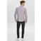 ONLY & SONS slim casual overhemd met linnen paars