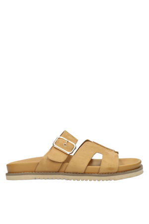 Livia suède slippers - beige