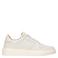 Manfield suède sneakers ecru