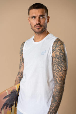regular fit tanktop - wit