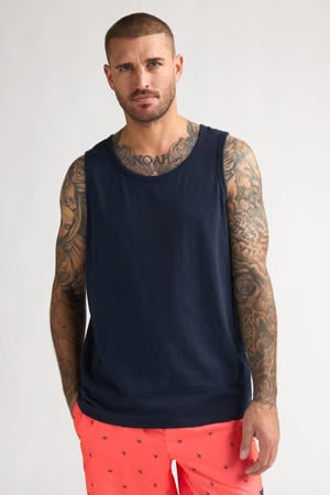 relaxed fit tanktop - donkerblauw