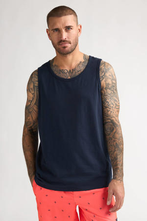 relaxed fit tanktop - donkerblauw