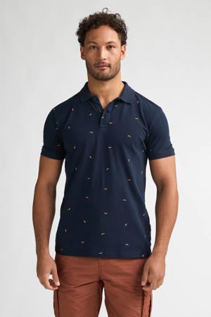 regular fit polo - donkerblauw
